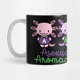 asexual aromantic axolotl Mug